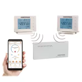 COMPUTHERM E800RF Wi-Fi višezonski regulator sa bežičnim termostatima (tipke na dodir)